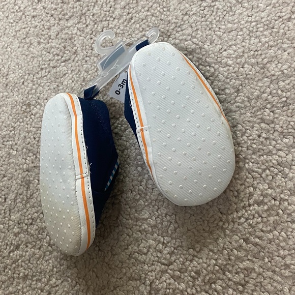 Child Of Mine Nautical Slip On 0-3mo Shoes - Picture 5 of 5